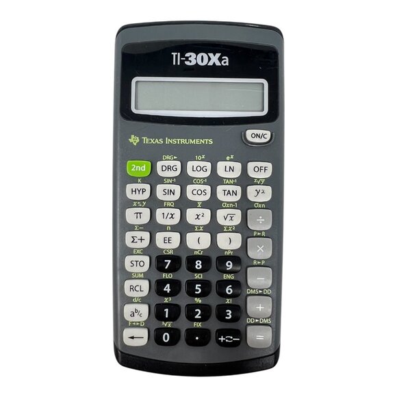 Texas Instruments TI-30XA Student Scientific Calculator Black Cover & Working - Picture 1 of 6